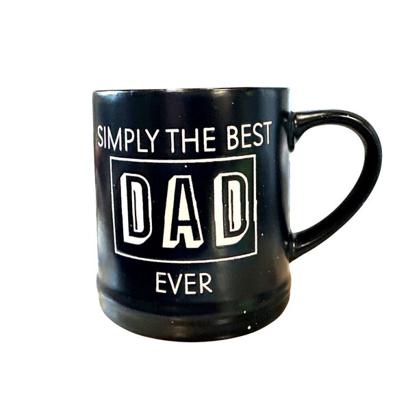 Sheffield Home Black Ceramic Coffee Mug Simply The Best Dad Ever Father Day Gift - Picture 4 of 7